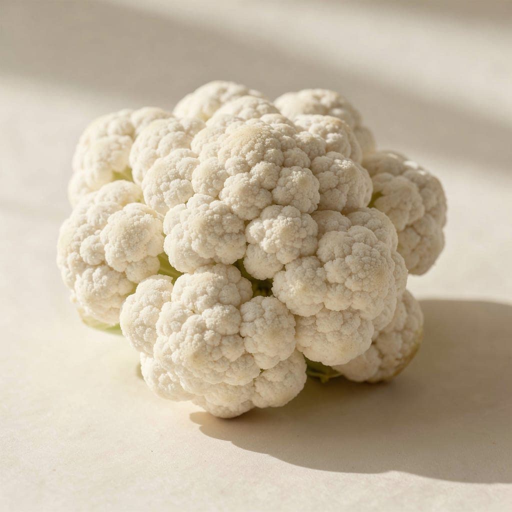Snowball Self-Blanching Cauliflower — curd macro
