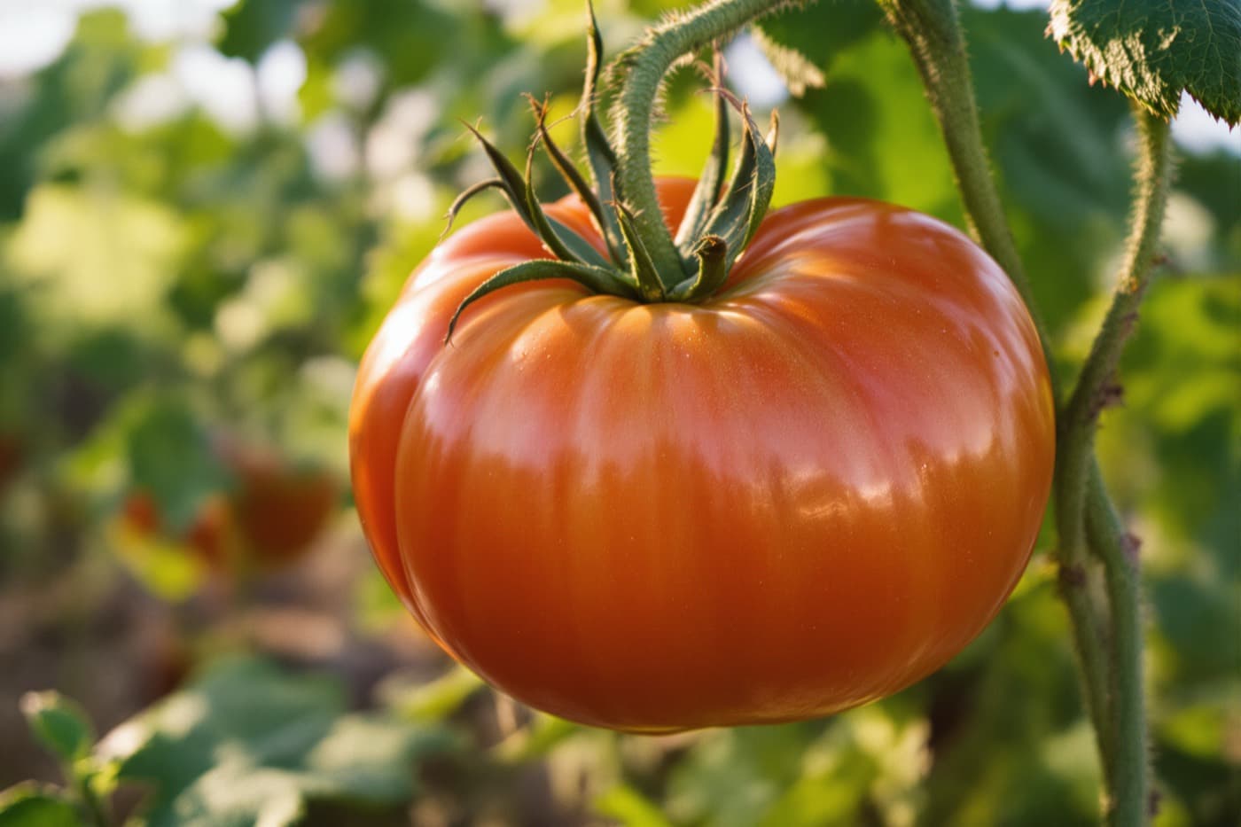 Illustrative large tomato fruit