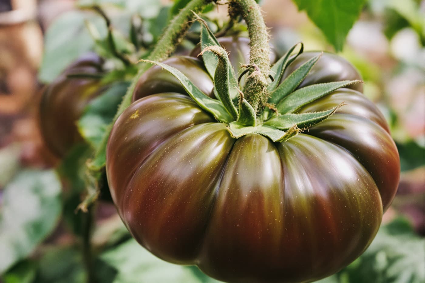 Illustrative Black Krim-type tomato fruit