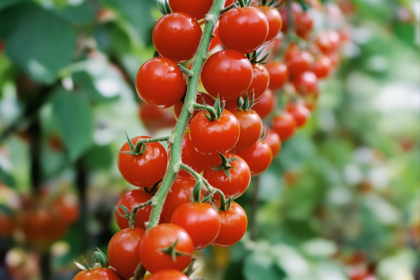 Illustrative small tomato fruit
