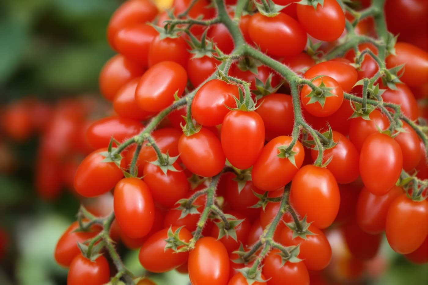 Illustrative small tomato fruit