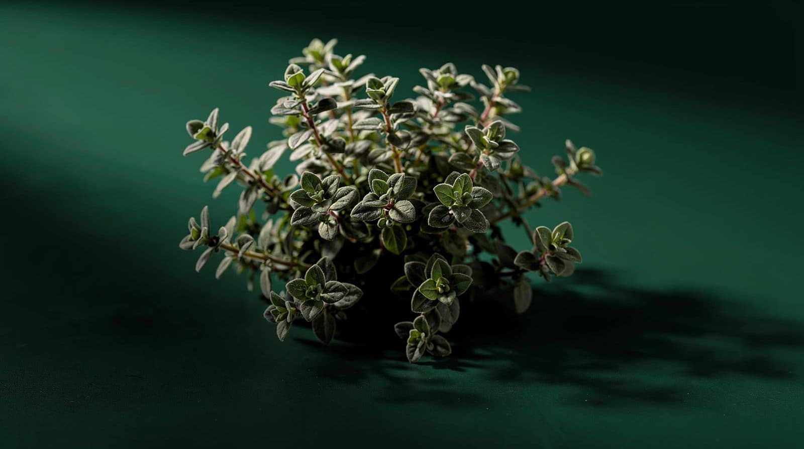 Oregano foliage in even light